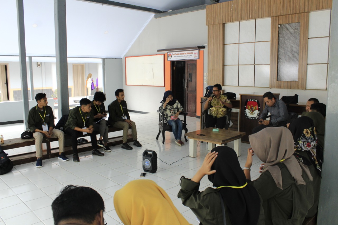 Kunjungan Peserta Sekolah Kader Pengawasan Partisipatif (SKPP) dari Bawaslu Kabupaten Ciamis